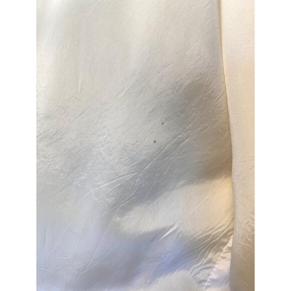 GORGEOUS VINTAGE BRIGHT YELLOW FLORAL EMBROIDERED KIMONO ROBE W/ BELT FROM JAPAN - Picture 8 of 8